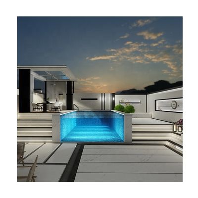 100mm Thick High Light Transmission UV Acrylic Panels for Customized Swimming Pools