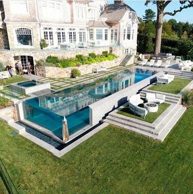 Acrylic Swimming Pool Endless Indoor Sky Infinity Pool for Portable Group Recreation