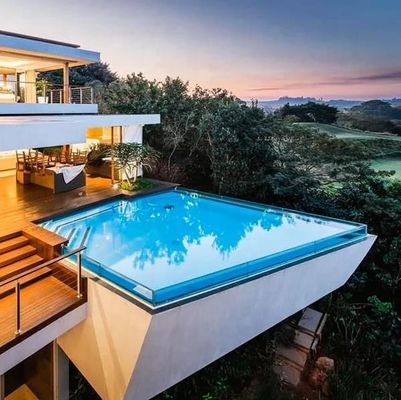 Acrylic Swimming Pool Endless Indoor Sky Infinity Pool for Portable Group Recreation