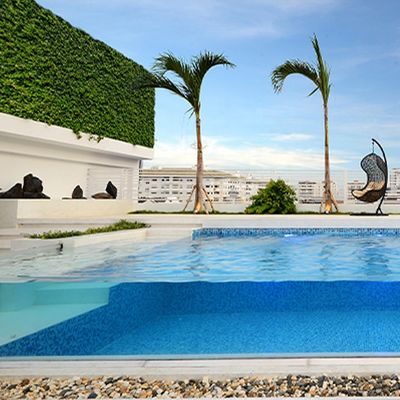 Outdoor Acrylic Swim Spa with Dry Thermostatic Polymerization Technology and 30 Years