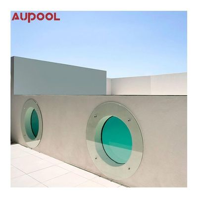 Prefabricated Steel Frame Assembled Metal Frame Swimming Pool with Clear Acrylic and Sand Filter