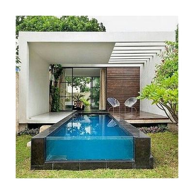 Private Villa Garden Acrylic Glass Pool Resistant To Weather Floor Swimming Pool