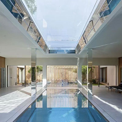 Private Villa Garden Acrylic Glass Pool Resistant To Weather Floor Swimming Pool