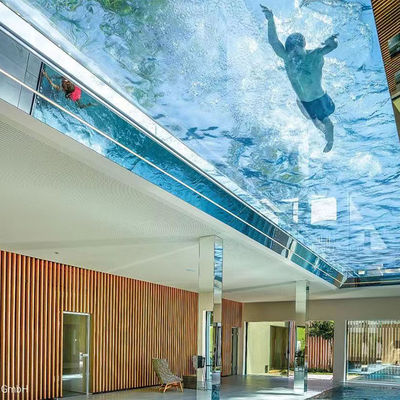 Private Villa Garden Acrylic Glass Pool Resistant To Weather Floor Swimming Pool