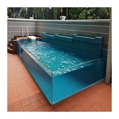 1.20g/cm3 Density Fiberglass Liner Transparent Acrylic Panel l Outdoor Swimming Pool