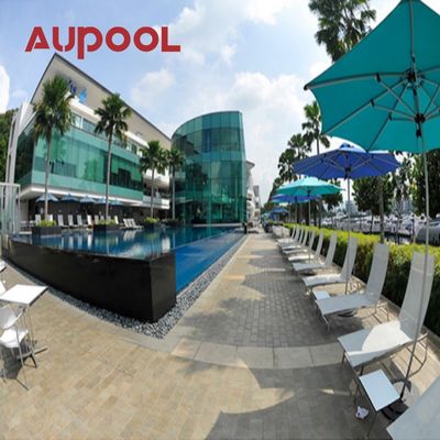 Private Above Ground Swimming Pool with Transparent Window and Clear Acrylic Sheet