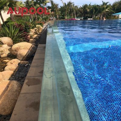 Private Above Ground Swimming Pool with Transparent Window and Clear Acrylic Sheet
