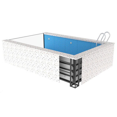 Swimming Shipping Above Ground Frp Pools with Clear Acrylic Window and Customizable Design