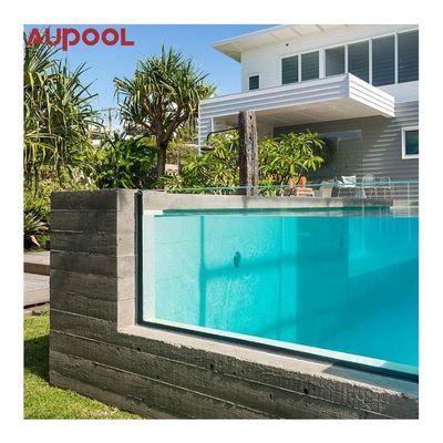 Swimming Shipping Above Ground Frp Pools with Clear Acrylic Window and Customizable Design
