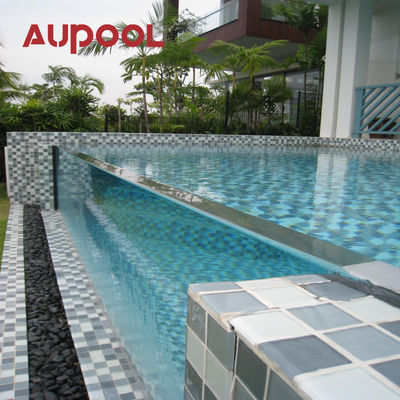Clear Acrylic Swimming Pool Glass Walls 100mm Thick Pool Plexiglass Sheets