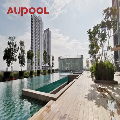 Clear Acrylic Swimming Pool Glass Walls 100mm Thick Pool Plexiglass Sheets