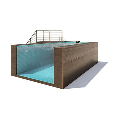 AP-2000 Prefabricated Pool for Above Ground Swimming in 20Ft 40Ft Shipping Container