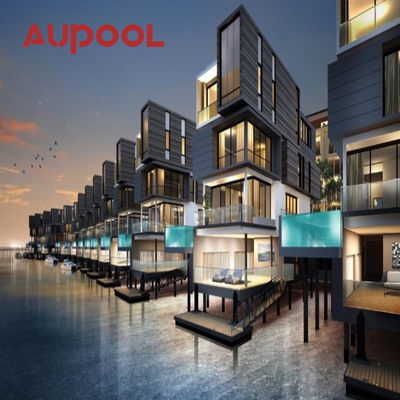 Acrylic Pool Outdoor or Indoor Mini Waterfall Fiberglass Above Ground Swimming Pool