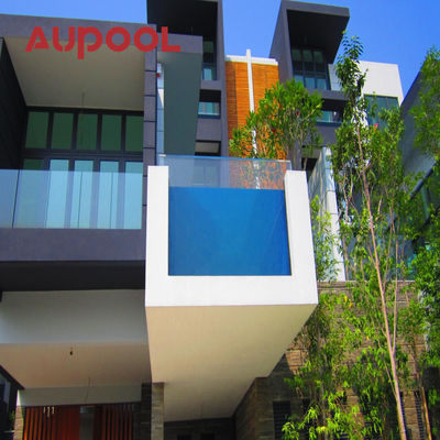 Acrylic Pool Outdoor or Indoor Mini Waterfall Fiberglass Above Ground Swimming Pool