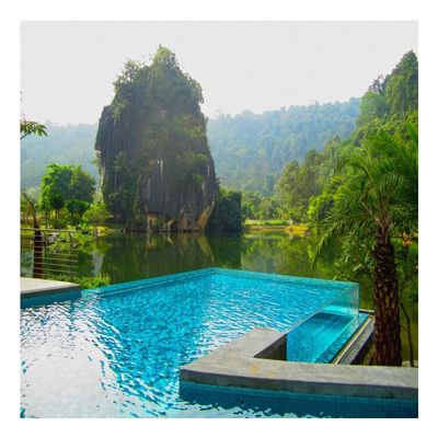 50mm Thick Clear Acrylic Glass Panels for Swimming Pool Density 1.20g/cm3 and Durable