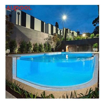 Modern Prefabricated Pool House Container with Clear/Transparent Material