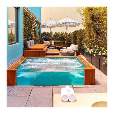 PMMA Lucite Plexi Glass Panel Window for Swimming Pool Easy Clean Customized Design