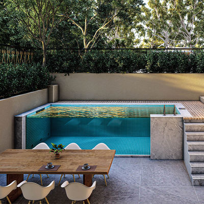 Backyard Pool Prefab Acrylic Swimming Pool for Villa Fiber Glass Above Ground Pools