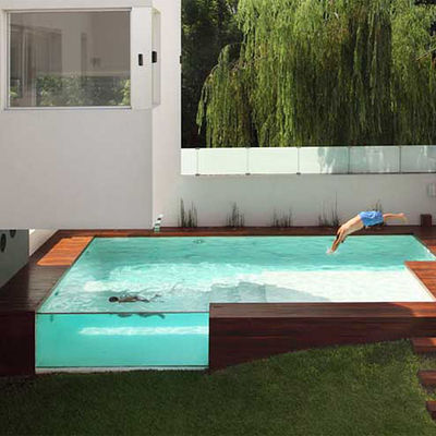 Backyard Pool Prefab Acrylic Swimming Pool for Villa Fiber Glass Above Ground Pools