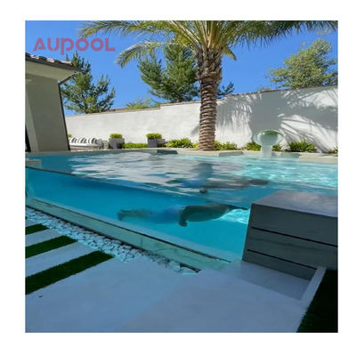 Clear Acrylic Sheet Panels for Custom Outdoor Swimming Pool Applications