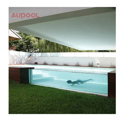 Clear Acrylic Sheet Panels for Custom Outdoor Swimming Pool Applications