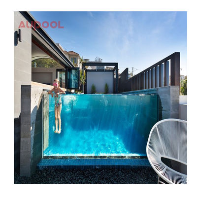 7.8M Rectangle Large Family Fiber Glass Spa Outdoor Infinity Fiberglass Swimming Pool
