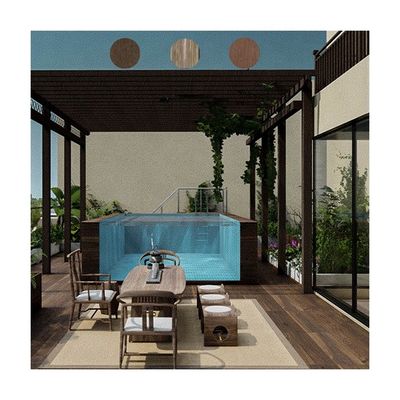 Fliter Pump Accessories Hotel Above Ground Prefab Endless Acrylic Pane Swimming Pool