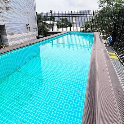 Easy Install 40 Feet Shipping Container Swimming Pool With Acrylic Window and Hot Tub