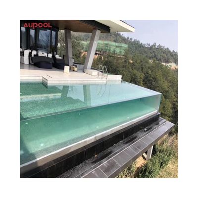 Backyard Swimming Pool Panel made of High Surface Hardness Lucite Acrylic Material