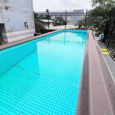 8m Above Ground Steel Container Pool Family Swimming Pool for Backyard Relaxation