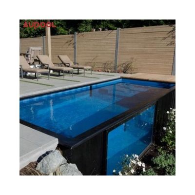 High Surface Hardness Acrylic Outside Swimming Pool with Super Thick Perspex Glass