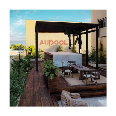 Customized Size Clear Acrylic Panels For Pool Fence AUPOOL Polycarbonate Pool Cover