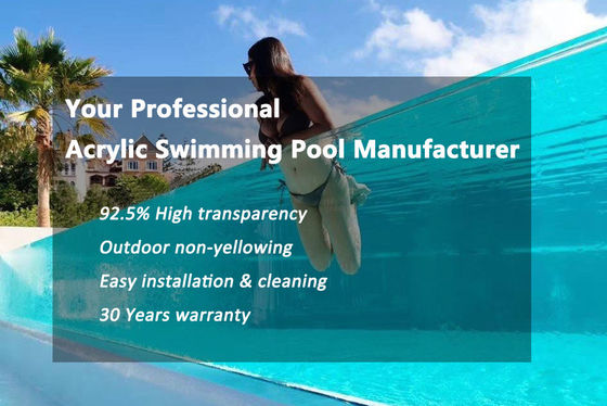 Acrylic Massage Swim Outdoor Spa Hot Tub with 100% Virgin PMMA Imported Acrylic