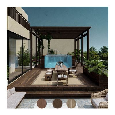 Composite Plate Steel Structure FRP Optional Acrylic Side Panels for Pool Water Park