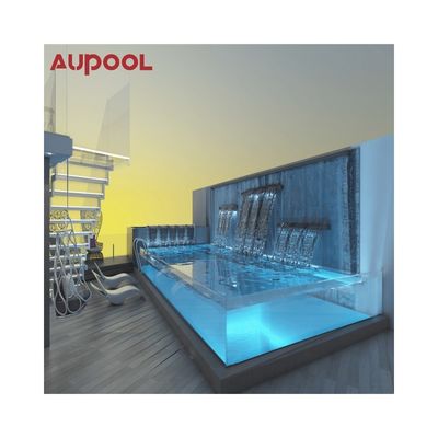 Glass Sliding Closet Door Custom Pool Acrylic Moulding with Transparent Frosted Panel