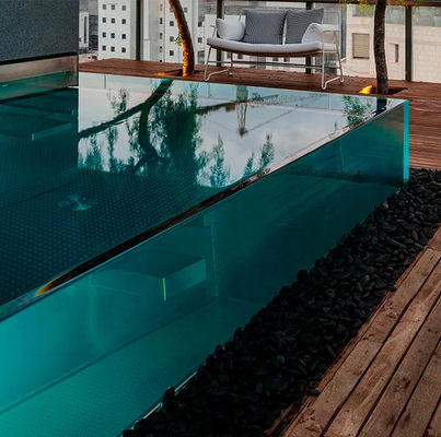 High Surface Hardness Custom Cast Clear Acrylic Perspex Moulding for Pool Plate Board