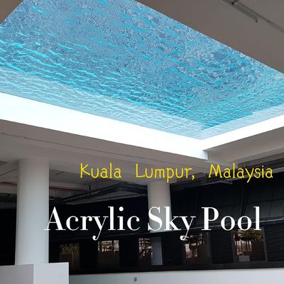 High Surface Hardness Custom Cast Clear Acrylic Perspex Moulding for Pool Plate Board
