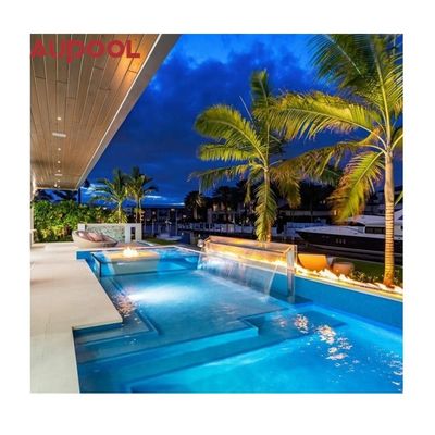 Cast Acrylic Panel Style 8M Long In-Ground Pool Large Portable Endless Swimming Pool