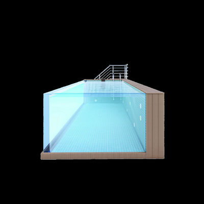 Clear Endless Modular Outdoor Above Ground Swimming Pool with Salt Chlorine Generator