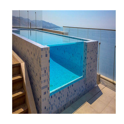 Transparent Villa Pool within AUPOOL Style Acrylic Massage Baby Spa Swimming Pool