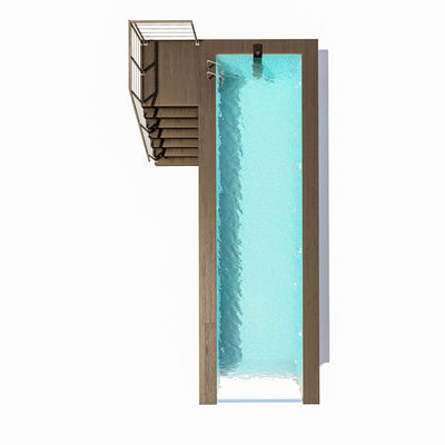 2080 Above Ground Clear Acrylic Glass Fiberglass Swimming Pool with Easy Installation