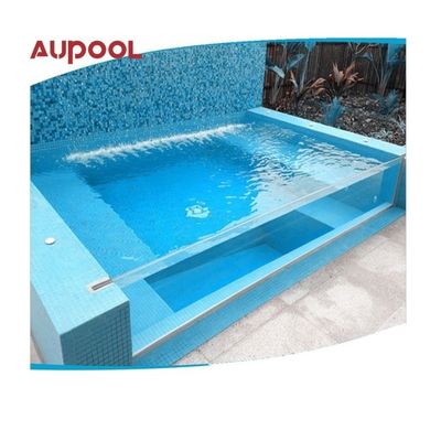 AUPOOL CE Approved Large Outdoor PMMA Acrylic Swimming Pool with Air Pump Accessories