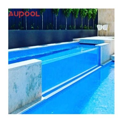 AUPOOL CE Approved Large Outdoor PMMA Acrylic Swimming Pool with Air Pump Accessories