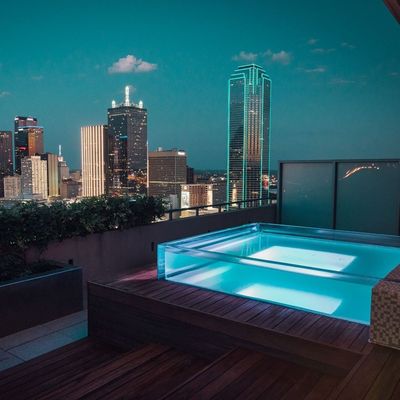 High Light Transmission Acrylic Swimming Pool for Villa and Jacuzzi Distribution