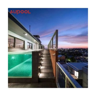 Clear Acrylic Swimming Pool for High Light Transmission 92.5% and 30-950mm Thickness