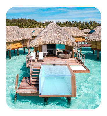 Clear Infinity Transparent Finished Swimming Pool With Acrylic Pool For Your Resort