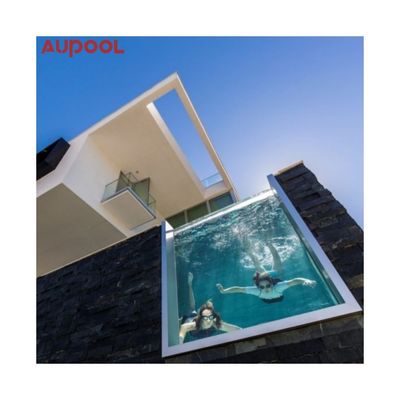 Custom Thickness Clear Acrylic Plastic Glass Piscine Acrylic Glass Pool for Clear Water