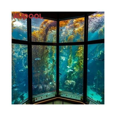 Family Swimming Pool Long 8 Meter Outdoor Massage Spa with Endless Acrylic Glass Pool