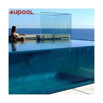 Customer's Demand Customized Above Ground Swimming Pool with Fiberglass Plastic Acrylic