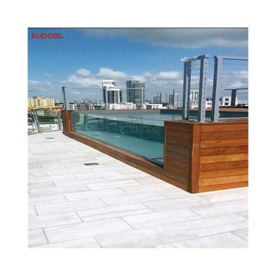 Customized Acrylic Swimming Pool Window with High Light Transmission 93% and Air Pump